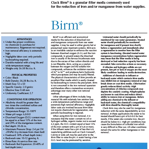 Catalogue hạt Birm Clack USA