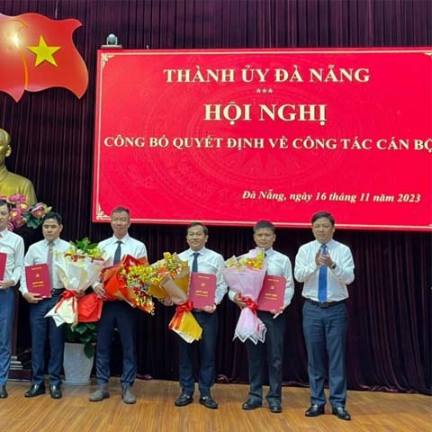 Đà Nẵng bổ nhiệm hàng loạt nhân sự chủ chốt mới