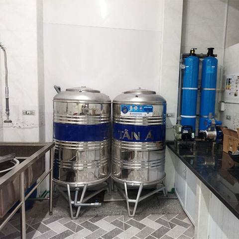 HỆ THỐNG LỌC NƯỚC TINH KHIẾT RO 150L/H cho ngôi chùa tại Huế