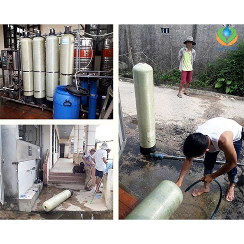 Vận hành và tái sinh hạt nhựa làm mềm nước hệ thống RO