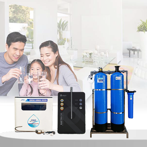 Giải pháp thông minh: hệ thống lọc tổng, lọc RO và máy lọc nước ion kiềm