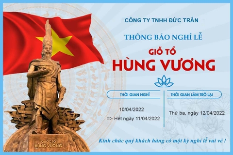 THÔNG BÁO LỊCH NGHỈ LỄ 