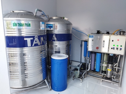 Lắp đặt hệ thống lọc tại chùa Lập Thuận, Điện Hồng, Quảng Nam