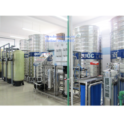 HT lọc nước đóng chai 2000l/h