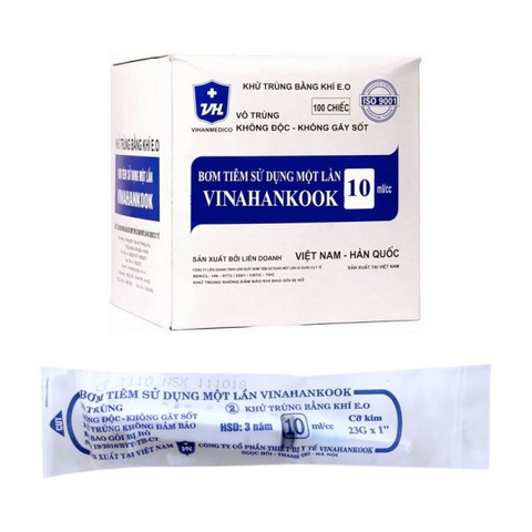 BƠM TIÊM VINAHANKOOK 10ML/CC