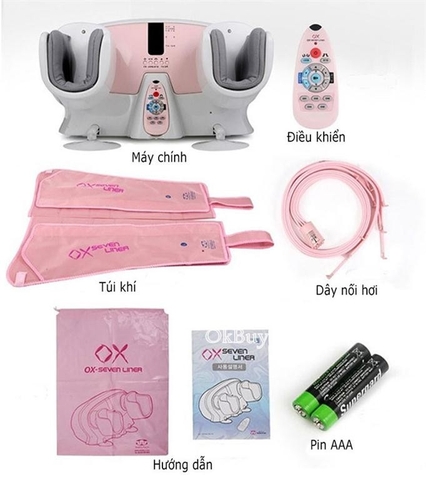 Máy massage chân đa năng OX-Seven Liner