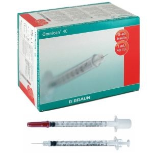 BƠM TIÊM INSULIN OMNICAN 40 I.U BBAUN