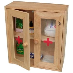 TỦ THUỐC Y TẾ GỖ
