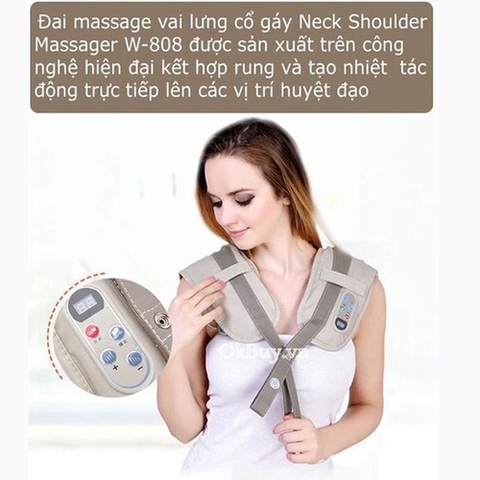 Đai massage vai lưng cổ