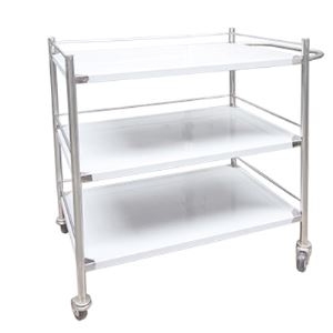 Xe đẩy inox 3 tầng 50 x 80 (không hộc)