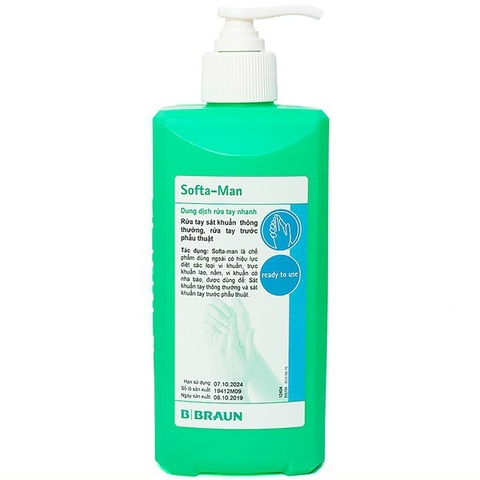 NƯỚC SÁT KHUẨN SOFTA-MAN 500ML