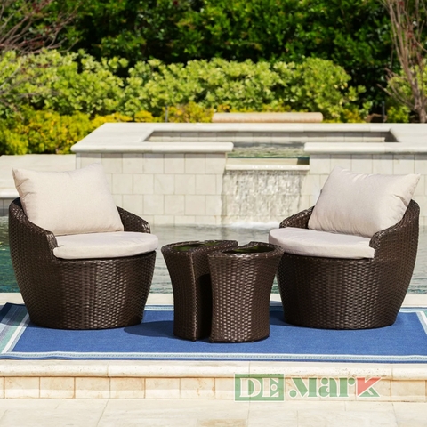 Bàn Ghế Ban Công Nhựa Giả Mây MT2A257