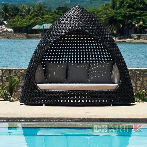 Ghế Hồ Bơi Nhựa Giả Mây MT4A50