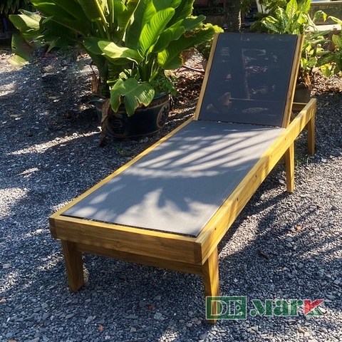 Ghế Hồ Bơi Gỗ Teak Ngoài Trời MT4053