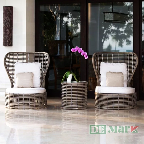 Sofa Mây Nhựa Ngoài Trời MT1A81