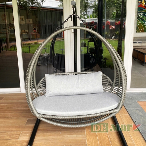 Xích Đu Đôi Nhựa Giả Mây MT954