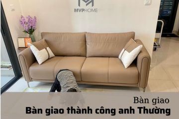 Bàn giao sofa Praha cho khách tại toà S219 Vinhome Ocean Park