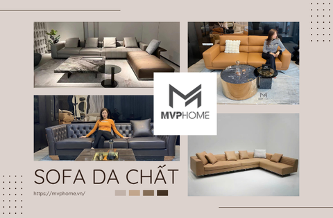 Sofa da – sự lựa chọn hoàn hảo cho phòng khách hiện đại
