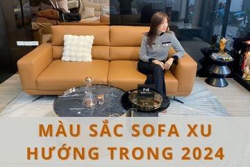 Xu hướng màu sắc sofa trong năm 2024