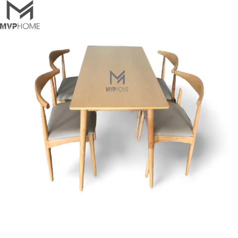 Bộ bàn ăn 4 ghế Bull