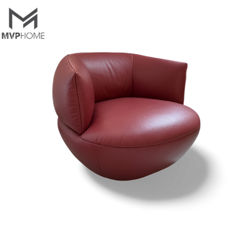 Sofa đơn Modern Round Leather - GH180