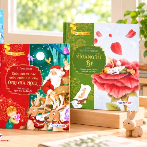 Combo 2 cuốn Truyện tủ sách vàng Hoàng tử Bé - Cuộc đời và phiêu lưu của Ông già Noel (bìa mềm) Tân Việt
