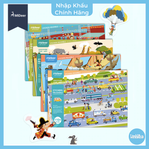 Miếng dán nhiều lần - Reuseable Sticker