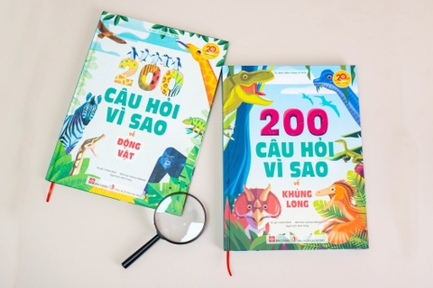 Combo 2 cuốn sách 200 câu hỏi vì sao về Động Vật và về Khủng Long - Đinh Tị