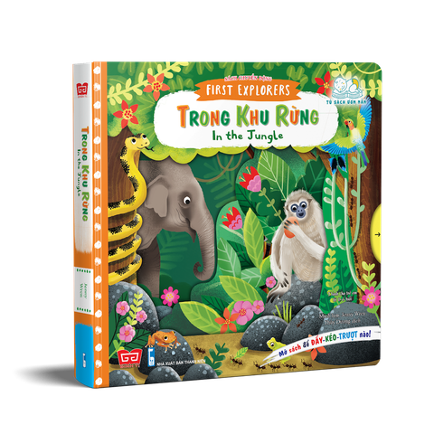 Sách chuyển động - First explorers - In the jungle - Trong khu rừng