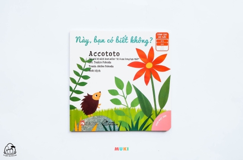 Sách Ehon Accototo - Này, bạn có biết không ? -TB