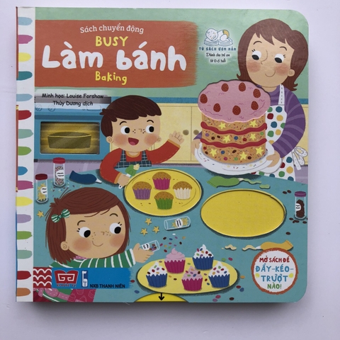 Sách chuyển động - Busy - Baking - Làm bánh