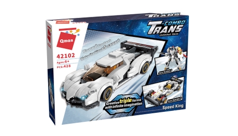 Đồ chơi xếp hình Qman 42102 - Vua Tốc Độ Biến Hình