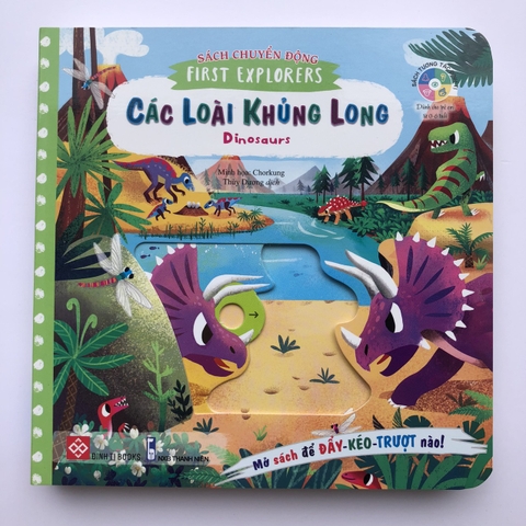 Sách chuyển động - First explorers - Dinosaurs - Các loài khủng long