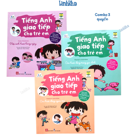 Combo 3 Cuốn Tiếng Anh Giao Tiếp Cho Trẻ Em