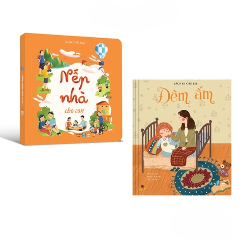 Combo 2 cuốn Sách thơ: Đêm ấm và Nếp nhà Bìa cứng - lionbooks