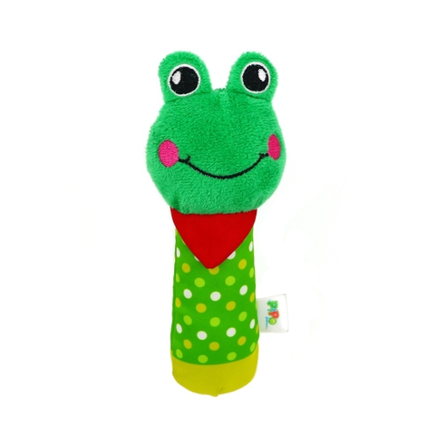 Lục lạc cầm tay PiPo - Con Ếch - đồ chơi vải an toàn pipo
