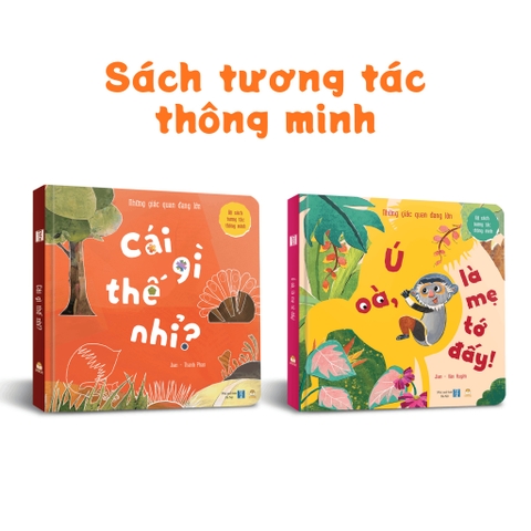 Combo 2 cuốn đục trổ thông minh: Ú òa, là mẹ tớ đấy - Thế Giới diệu kì - Cái gì thế nhỉ?