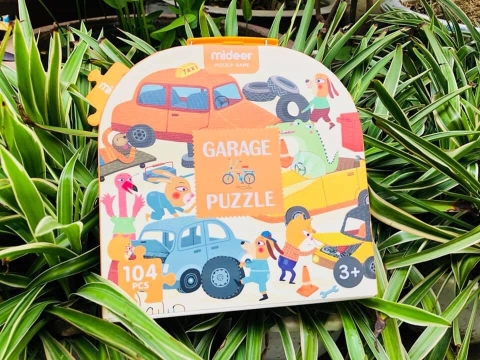 Ghép hình Garage ô tô Mideer - Garage Puzzle - MD3078 - 104pcs