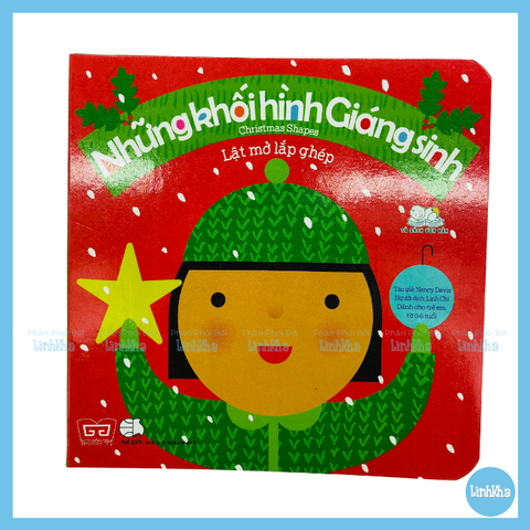 Lật mở lắp ghép - Christmas Shapes - Những khối hình Giáng sinh