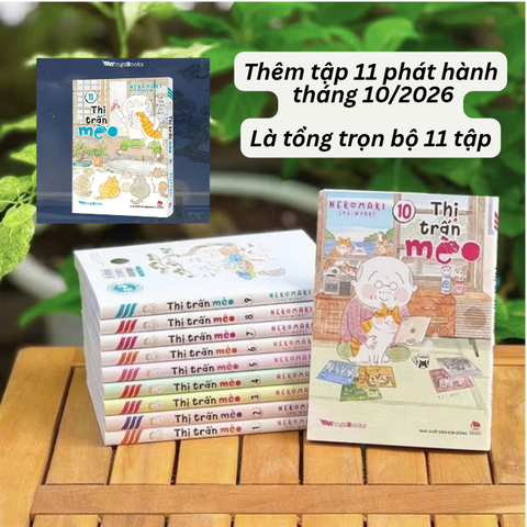 Combo Trọn bộ 11 cuốn Truyện tranh Thị Trấn Mèo - manga Kim Đồng