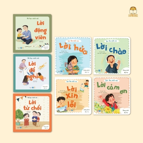 Combo 7 cuốn Bé học cách nói phần 1 + 2 - lionbooks