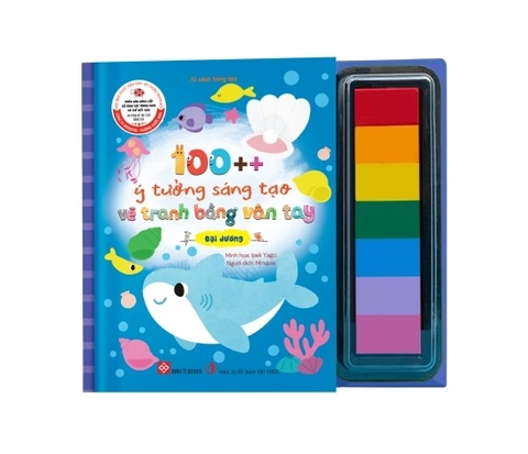 Đại dương - Sách 100++ ý tưởng sáng tạo vẽ tranh bằng vân tay - Đinh Tị