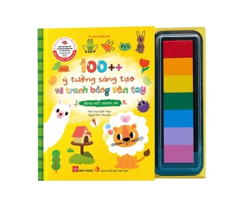 Động vật quanh em - Sách 100++ ý tưởng sáng tạo vẽ tranh bằng vân tay - Đinh Tị