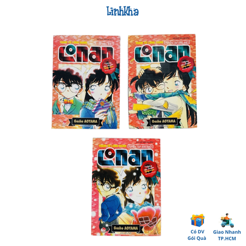 Bộ 3 cuốn Thám tử lừng danh Conan - Tuyển tập đặc biệt: Những câu chuyện lãng mạn - Tập 1,2,3 - Kim Đồng
