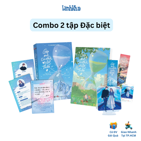 Sách - Combo đặc biệt 2T Gặp anh của thời niên thiếu - Văn học lãng mạn ngôn tình Amun - Đinh Tị