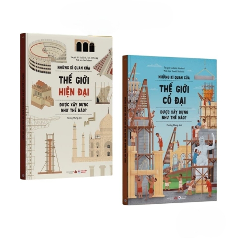 Combo 2 cuốn Những kì quan của Thế giới cổ đại, Thế giới hiện đại được xây dựng như thế nào? - Sách Tân Việt Books