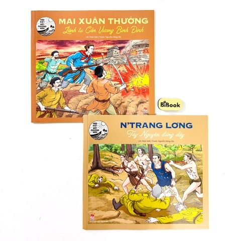 Combo 2 sách Hào Kiệt Đất Phương Nam: Mai Xuân Thưởng + N'Trang Lơng- NXB Kim Đồng