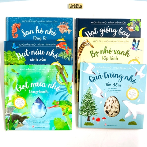 Combo 6 cuốn Khởi đầu nhỏ - Hành trình lớn (Có trang gấp khổng lồ) Kim Đồng