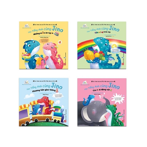 Combo Học tiếng anh cùng Jino 4T