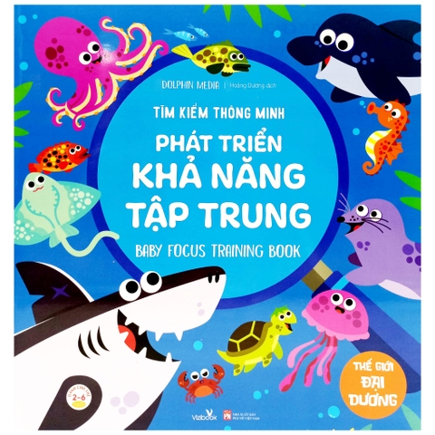 Thế giới đại dương - Sách tìm kiếm thông minh phát triển khả năng tập trung của trẻ - Vizibook